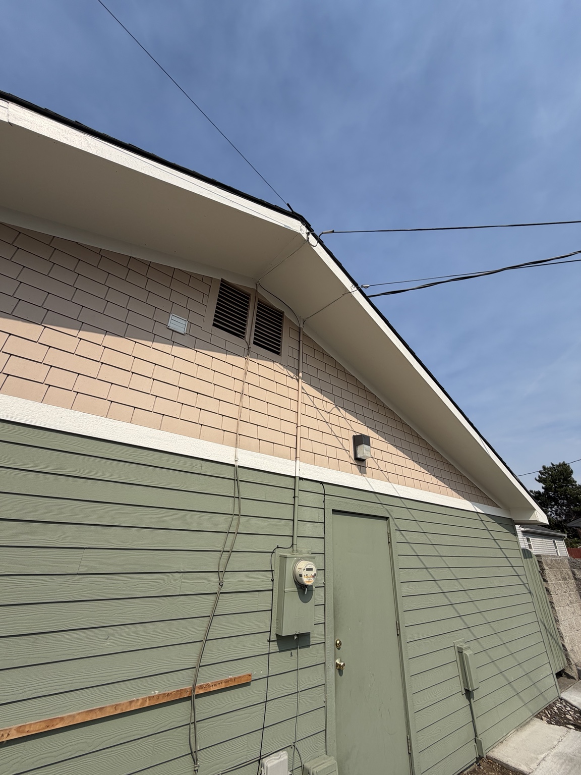 Exterior after cleaning
