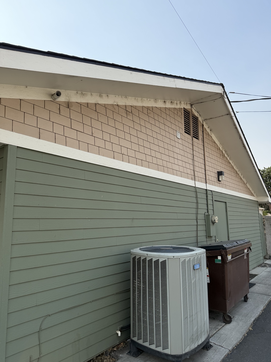 Exterior before cleaning